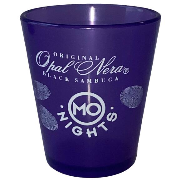 Opal Nera Shot Glass Black Sambuca Souvenir Barware Jigger Shooter - Picture 1 of 7